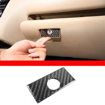 Для Nissan Pathfinder 2013-2018 Коробка для хранения штурмана автомобиля из мягкого углеродного волокна, наклейка на переключатель, аксессуары для украшения интерьера автомобиля