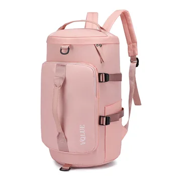 Дорожная сумка для хранения большой емкости, многофункциональный рюкзак для занятий йогой, водонепроницаемая сумка для занятий фитнесом с сухим и влажным отделением