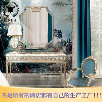 Европейский комод раковина мозаичный комод спальня французский роскошный дворец туалетный столик принцессы мебель для виллы на заказ