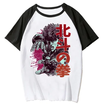 Женская летняя футболка Kenshiro, женская одежда в стиле манга