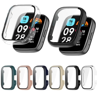 Жесткая Оболочка Защитная Пленка Для Стекла Экрана Чехол Для Xiaomi Redmi Watch 3 Active/2 Lite Smartwatch Защитный Чехол Смарт-Аксессуары