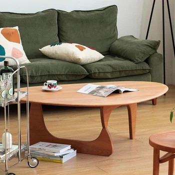 Журнальный столик для гостиной в скандинавском стиле Для хранения Вещей Уникальный журнальный столик в эстетическом минималистичном стиле Neubles De Salon Furniture