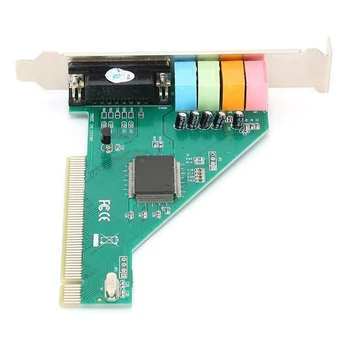 Звуковая карта PCI 4,1-канальный настольный компьютер, встроенная звуковая карта, внутренняя звуковая карта объемного звучания CMI8738