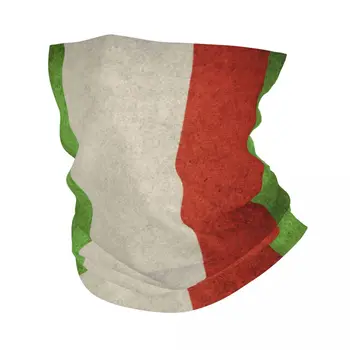 Итальянский флаг, Италия, Бандана на шею, шарф с принтом, Многоцелевой шарф для велоспорта, пеших прогулок, рыбалки Для мужчин, женщин, взрослых, стираемый