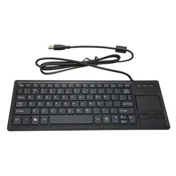 Клавиатура K 800 с тачпадом, проводная ультратонкая мини-компактная сенсорная клавиатура с функцией концентратора, проводная сенсорная клавиатура, проводная клавиатура