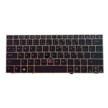 Клавиатуры с подсветкой и серебристой рамкой для Elitebook 2170P 693363-071