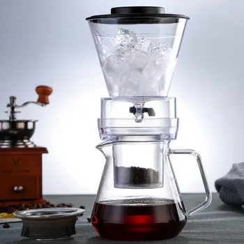 Кофе Холодный Стеклянный Регулируемый Кофеварка Для Приготовления Кофе Капельные Голландские Кастрюли Фильтр Для Приготовления Кофе Перколяторы Чайник Машина Для Приготовления Капельного Льда