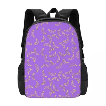 Красочный рюкзак-банан Студенческий Унисекс с абстрактным принтом, большие рюкзаки из полиэстера, школьные сумки Kawaii, Дизайнерский рюкзак для путешествий