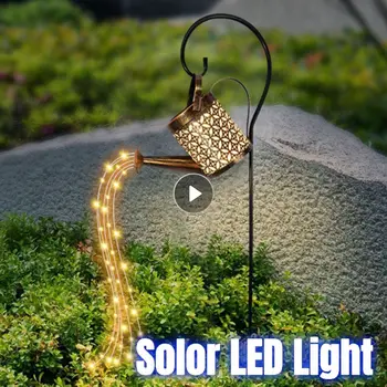 Лампа для чайника на солнечной энергии, садовые фонари на солнечной энергии, уличная водонепроницаемая декоративная лампа для чайника со светодиодной подсветкой