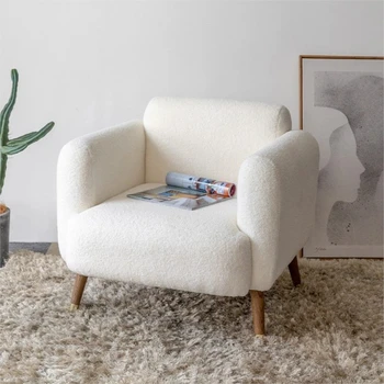 Ленивый диван, Татами, кресло для кормления в гостиной, современное легкое роскошное одноместное простое кресло, Спальня, офис, небольшой диван-мебель
