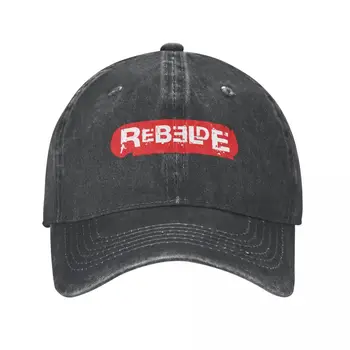 Логотип Rebelde Промытая Хлопчатобумажная Бейсболка Регулируемая Бейсбольная Кепка Мужская RBD Кепка Весна Осень Хип-Хоп Casquette