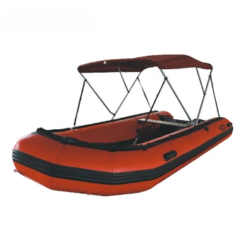 Лодочная Палатка NHCX с 4 Носовыми Надувными Лодками Bimini Top с Задним Опорным Шестом и Багажником Для Хранения Индивидуального Размера