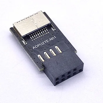 Материнская плата USB2.0 с 9Pin в версию Type-A / Преобразователь 9Pin в TYPE-E USB3.2 Адаптер интерфейса TYPE-E Удлинитель USB 2.0
