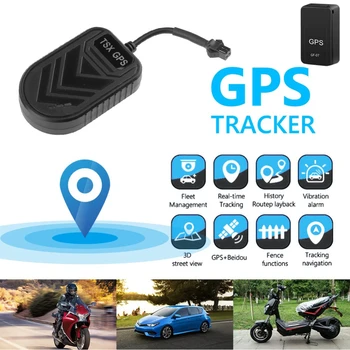 Мини-трекеры GPS Автомобильный GPS Локатор Слежения в реальном времени Автомобильная Сигнализация Водонепроницаемый TD1030 GPS/Beidou/LBS Трекер Постоянного тока 9-90 В