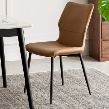 Минималистичный стул современного дизайна, кофейный металлический стул в скандинавском стиле, обеденный туалетный столик, Эргономичные шезлонги для отдыха, мебель для гостиной, кормушка для дома