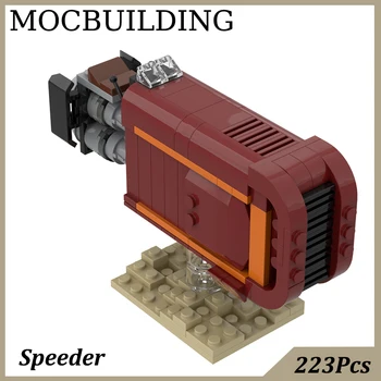 Модель Landspeeder Star Movie Vehicle MOC Строительный блок Кирпичи Игрушки для детей Подарок на день рождения