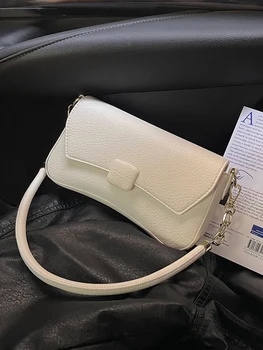 Модная женская сумка через плечо 2023, Новый летний универсальный карман с клапаном на цепочке, квадратный пакет, повседневные женские сумки через плечо для пригородных поездок