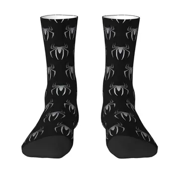 Модные мужские носки с паучьим принтом, унисекс, теплые дышащие носки для экипажа с 3D-принтом
