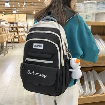 Модный нейлоновый рюкзак для отдыха, водонепроницаемый рюкзак для студента колледжа, сумка для ноутбука, для мальчика, для путешествий, женский рюкзак Harajuku, Крутой рюкзак