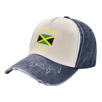 Монтего-Бей Ямайка - Ковбойская шляпа с флагом Ямайки, шляпа дальнобойщика, солнцезащитная кепка, Рождественская шляпа, бейсболка из аниме, мужская Женская