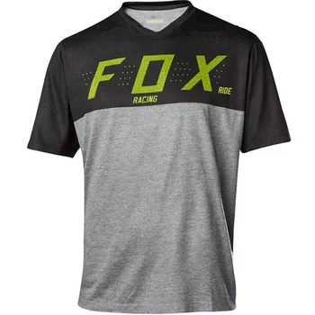 Мужские майки для скоростного спуска, футболки FOX RIDE RACING Mountain Bike MTB, футболка Offroad DH для мотокросса MX Enduro с коротким рукавом
