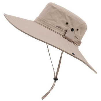 Мужские солнцезащитные кепки CAMOLAND, летняя рыбацкая шляпа с широкими полями, пляжные кепки с защитой от ультрафиолета, женская панама, Походные костяные кепки для кемпинга