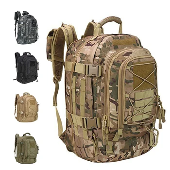 Мужской военный тренировочный тактический рюкзак большой емкости, спортивные дорожные сумки на открытом воздухе, камуфляж для армейского пешего туризма, скалолазания, охоты