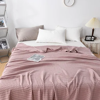 Мягкая удобная простыня для сна, стеганое одеяло с ворсом, домашний декор, Летнее охлаждение, Трехслойное хлопковое моющееся одеяло с кондиционером