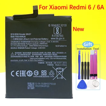 НОВЫЙ аккумулятор BN37 для Xiaomi Redmi 6 Redmi6 6A для замены смартфона /смарт-мобильного телефона
