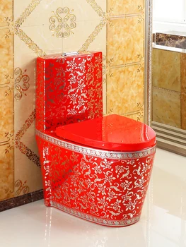 Насосный Фарфоровый Красный Индивидуальность Красный Туалет Супер Вихревой Водосберегающий Туалет С Защитой От Запаха Цветной Плавательный Спа-Бассейн Mueble Lavadora