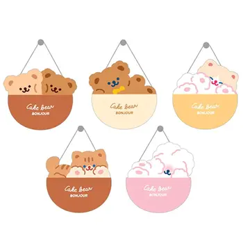 Настенная сумка для хранения Мультяшного Медведя для кошки Кролика, кошелька для монет, кармана, сумки для украшения дома E74B