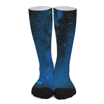 Небесно-голубой Звездный Млечный Путь в Аризоне, мужские носки, спортивные чулки, мужские милые носки