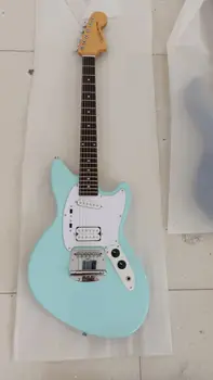 Новая гитарная фабрика, изготовленная на заказ Модель JAG STANG, Электрогитара синего цвета 210626