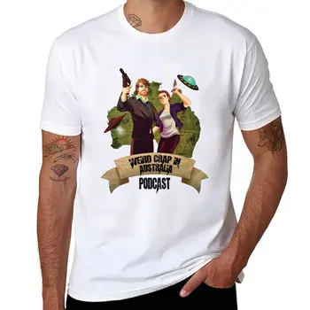 Новое странное дерьмо в Австралии - Футболка с изображением Мэтью и Холли, винтажная одежда, футболки для мужчин, упаковка
