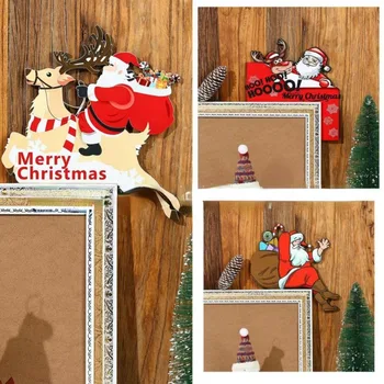 Новый Рождественский угловой дверной косяк Независимого дизайна Рождественский Дверной угловой декор Мебель для дома Деревянные поделки