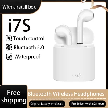 Оригинальные Наушники I7s TWS Bluetooth 5,0 С Микрофоном, Беспроводные Наушники, Спортивные Наушники, Гарнитура Для Смартфона PK mini2 i12