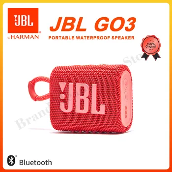 Оригинальные беспроводные Bluetooth-колонки JBL GO3 Портативные мини-водонепроницаемые динамики GO 3 для улицы с чистым басовым звуком, наружный динамик сабвуфера