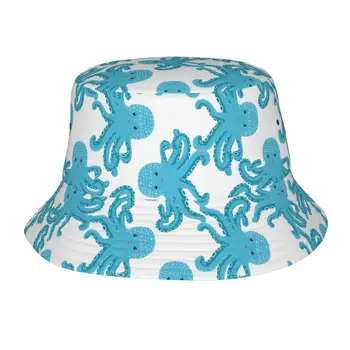 Осьминожья шляпа Модная Солнцезащитная кепка Уличная Рыбацкая шляпа для женщин и мужчин Подростковые пляжные кепки Рыболовные кепки