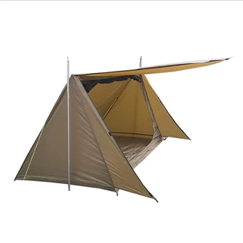 Открытый Сверхлегкий Бейкер Стиль Кемпинг Палатка полюс поддержки Тент Палатка 2 человека Палатка Солнцезащитный Козырек для Кемпинга Охоты Пешего туризма Путешествий