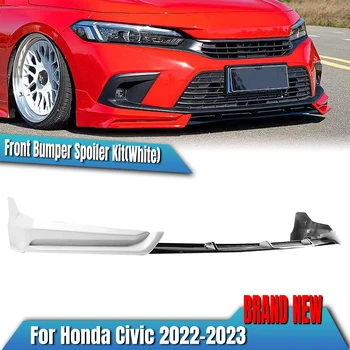 Передний бампер автомобиля, спойлер, расширяющаяся кромка, нижняя защита, разделительная пластина, лезвие для подбородка для Honda Civic Sport 2022-2023