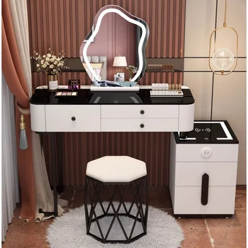 Письменный стол, роскошный туалетный столик, выдвижные ящики, компьютерная консоль, современный туалетный столик в скандинавском стиле, мебель для спальни