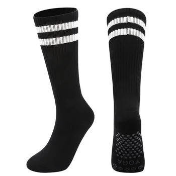 Повседневные Модные полосатые носки для танцевальных видов спорта, Женские нескользящие носки для пилатеса, хлопковые дышащие носки для фитнеса, балета, йоги