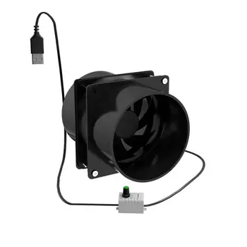 Поглотитель дыма припоя с регулируемой скоростью USB, Вытяжной вентилятор ESD, Вытяжной вентилятор с трубчатым каналом Exhuast с вентилятором для вентиляции ванны длиной 1 м