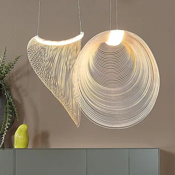 Подвесной светильник в скандинавском минималистичном дизайне: индивидуальность сочетается с минимализмом для гостиной, столовой, кофейни, спальни, прикроватной тумбочки