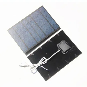 Поликремниевая Солнечная Панель Зарядное Устройство Модуль Солнечной Генерации Панель USB Портативная Наружная Солнечная Зарядная Плата Для Мобильных Телефонов