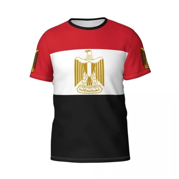 Пользовательское имя, Номер, Эмблема флага Египта, 3D футболки, Одежда для мужчин, Женские футболки, Футбол, Подарочная футболка для футбольных фанатов
