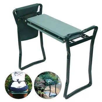 Портативная складная садовая скамейка для коленопреклонения, табурет для коленопреклонения, утолщенная мягкая подушка для сиденья из ЭВА с сумкой для хранения