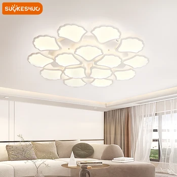 Потолочное светодиодное освещение с нейтральным холодным и теплым белым светом, встроенное в светильники для гостиной, коридора, спальни