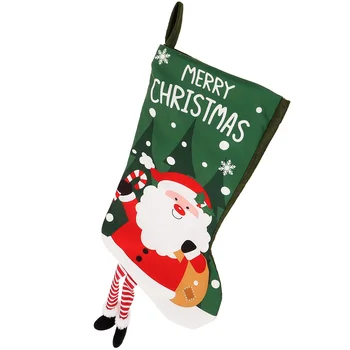Праздничный чулок, Рождественский подвесной носок, Подарочный пакет, Подвеска для вечеринки на Рождественской елке