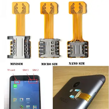 Практичный самодельный Android-телефон Nano Cato, адаптер для двух SIM-карт для Micro SD Extender, Гибридный слот для sim-карты
